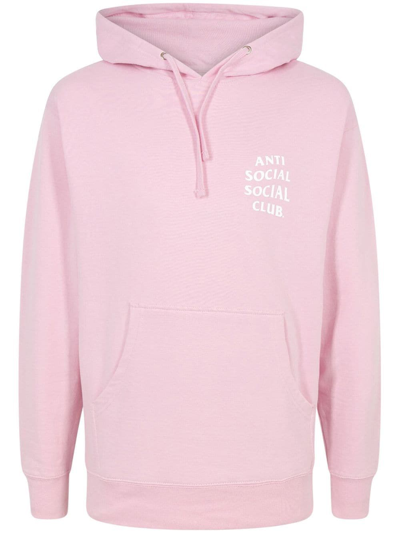 Anti Social Social Club Know You Better Hoodie In Pink
