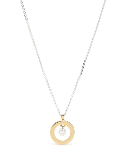 Ponte Vecchio 18kt Yellow Gold Vega Diamond Pendant Necklace