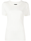 Rta Flavia Silk-cotton T-shirt In White