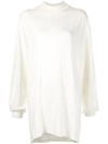 Rta Tropical Cassia Oversized Dress In White
