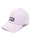 Diesel Corry Logo-patch Baseball Cap In Purple