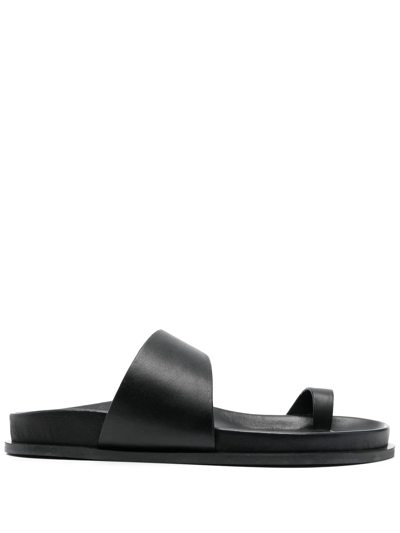 A.emery Raya Toe-strap Sandals In Black
