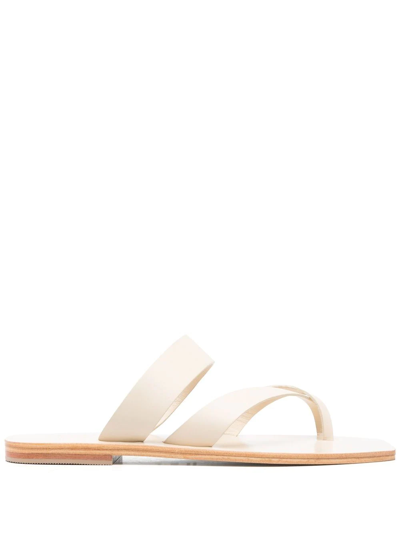 A.emery Carter Criss-cross Strap Sandals In Ivory