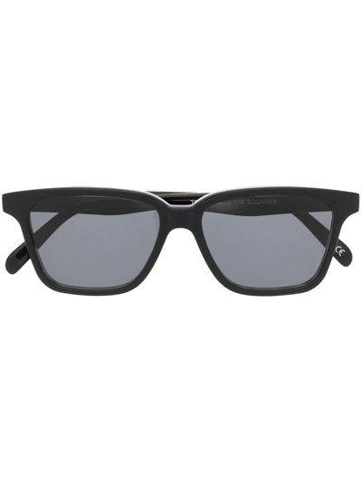 Totême The Squarers Tinted-lens Sunglasses In Black