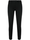 Dondup Mid-rise Skinny Trousers In Black