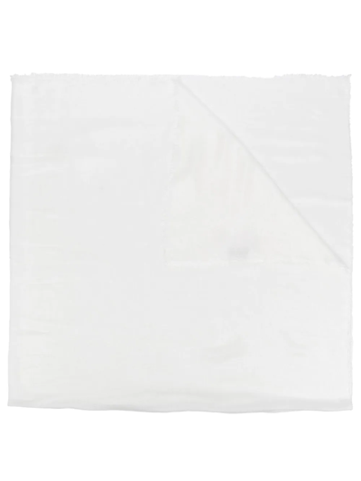 Fabiana Filippi Tonal-design Scarf In White