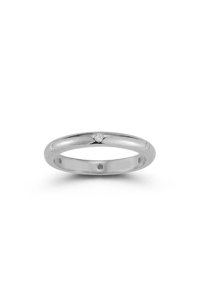 Chloe & Madison Sterling Silver & Cz Band Ring