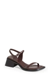 Vagabond Shoemakers Ines Ankle Strap Sandal In Brown
