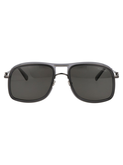 Moncler Ml0223 Sunglasses In Black