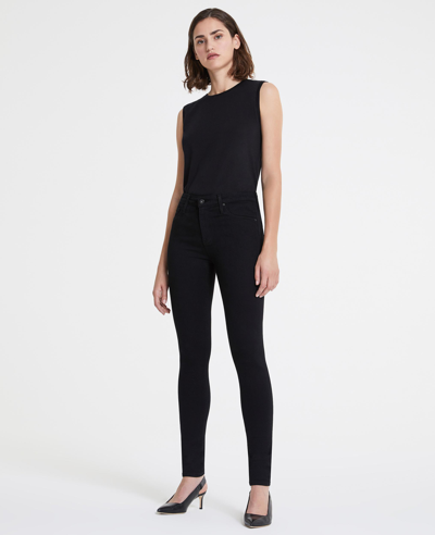 Ag The Farrah Skinny In Super Black