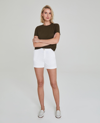 Ag Caden Tailored Shorts In White