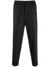 Tagliatore Slim-cut Tailored Trousers In Grey