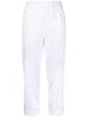 STELLA MCCARTNEY ELASTICATED-WAIST ZIP-UP TRACK PANTS