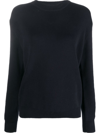 Golden Goose Black Merino Wool Sweater With Golden Applications For Women In Blue