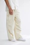 Jaded London Baggy Cargo Pant In Cream