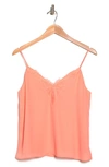 Melrose And Market Lace Cami In Coral Amber