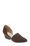 Eileen Fisher Hallo Knit D'orsay Pumps In Chocolate