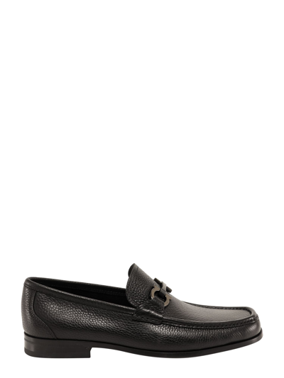 Ferragamo Black Maurice Loafer