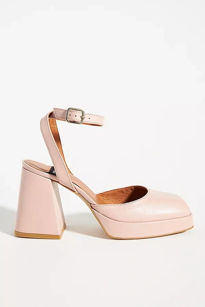 Angel Alarcon Mary Jane Heels In Pink