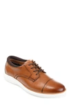 Thomas & Vine Fleton Cap-toe Derby Dress Shoe In Cognac