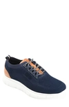 Thomas & Vine Jackson Knit Lace-up Sneaker In Navy