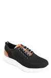 Thomas & Vine Jackson Knit Lace-up Sneaker In Black