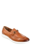 Thomas & Vine Dane Plain Toe Bit Loafer In Cognac
