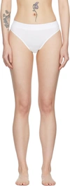 Wolford Off-white Beauty Briefs In Pearl White