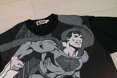 Pre-owned Bape X Dc Superman | Dark Grey | Size Medium | Bathing Ape Comics Rare