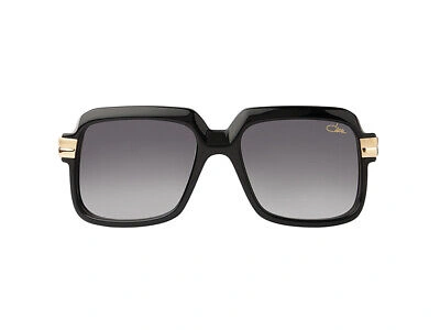 Pre-owned Cazal Sunglasses 607/3 001 Black Grey Man Woman