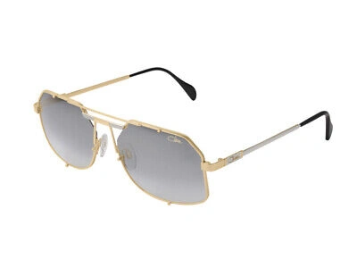 Pre-owned Cazal Sunglasses 959 096 Gold Grey Man
