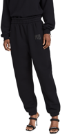Alexander Wang Essential Terry Classic Sweatpant In 001 Black