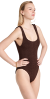 HUNZA G SQUARE NECK ONE PIECE