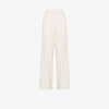 Holzweiler Vidda High-waisted Wide-leg Trousers In Neutrals