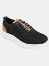 Thomas & Vine Jackson Knit Lace-up Sneaker In Black