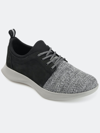 Thomas & Vine Men's Hadden Knit Casual Sneakers Men's Shoes In Black