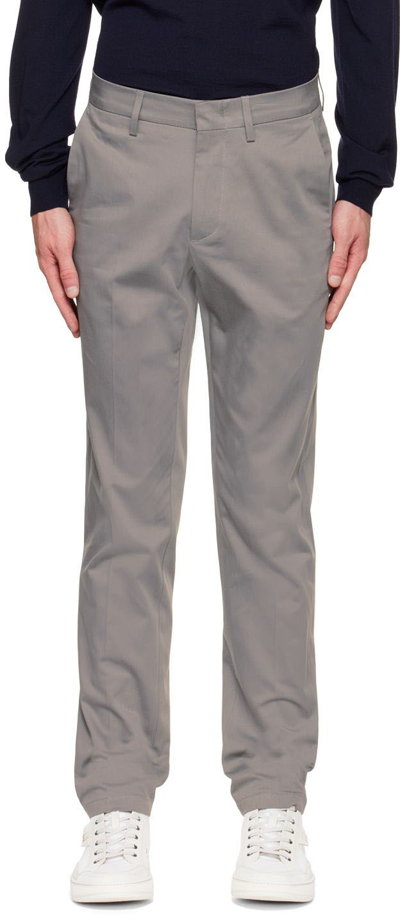 Dunhill Gray Chino Trousers In Grey