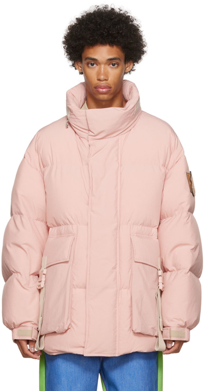 Moncler Genius Donard Quilted Recycled-nylon Shell Down Jacket In Bright Pink