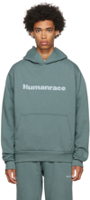 ADIDAS X HUMANRACE BY PHARRELL WILLIAMS GREEN HUMANRACE BASICS HOODIE