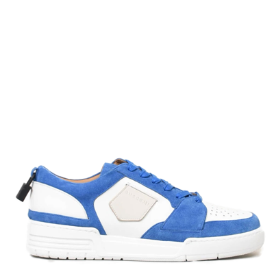 Buscemi Men's Air Jon Low-top Sneakers In White Blue