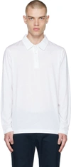 Sunspel White Classic Polo In Whaa White
