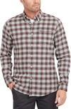 Barbour Alderton Tailored Shirt Man Shirt Ivory Size Xl Cotton In Grey Marl