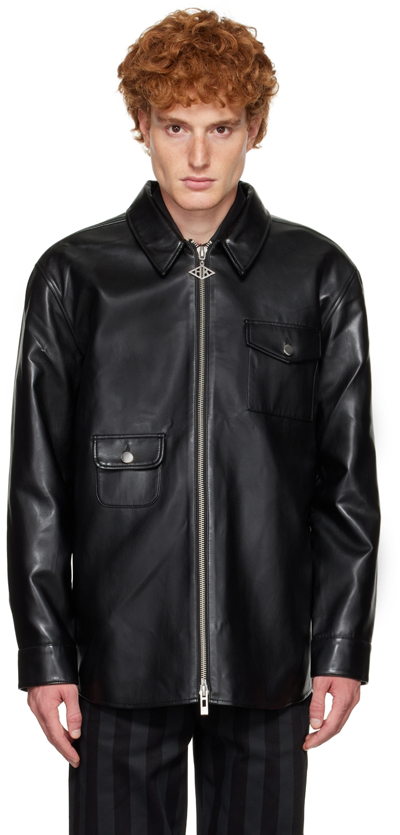 Han Kjobenhavn Black Army Zip Shirt