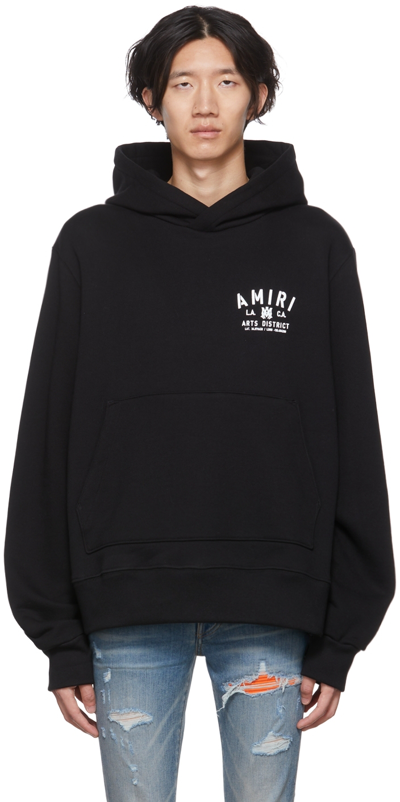 Amiri Black Hoodie With Logo