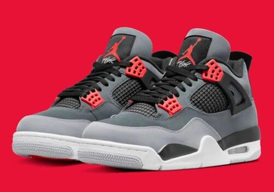 Pre-owned Jordan 4 Infrared (grösse 44,5/10,5)