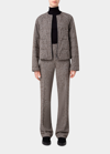 AKRIS REVERSIBLE BOUCLE & QUILTED TECH JACKET