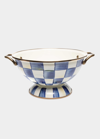 MACKENZIE-CHILDS ROYAL CHECK ENAMEL ALMOST EVERYTHING BOWL