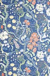 A-street Prints Ann Floral Vines Wallpaper In Blue