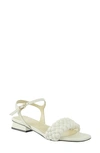 Ron White Barbra Ankle Strap Sandal In Ivory