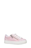 Nina Kids' Finnley Sneaker In Pink Chunky Glitter